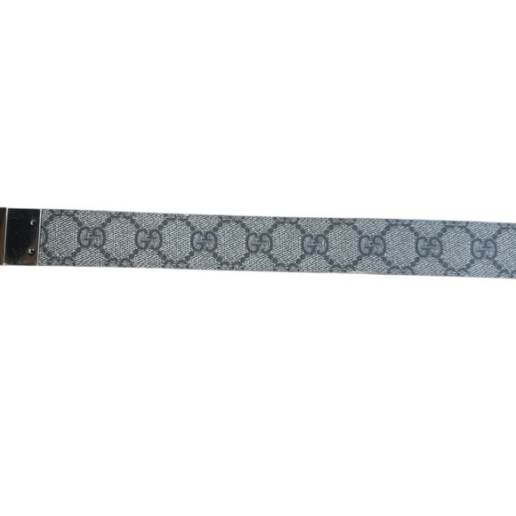GUCCI Monogram Double G Reversible Mauve Pink Leather Gold Women\'s Belt 38” main image 13